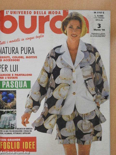 L'universo della moda Burda Marzo 1994