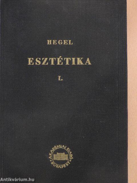 Esztétikai előadások I-III.