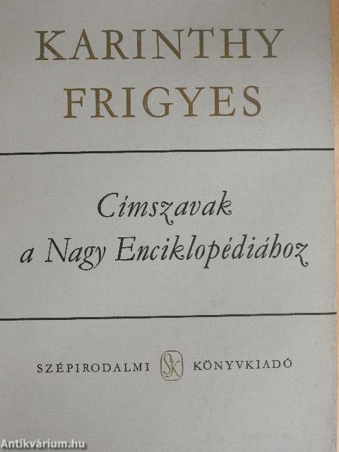 Címszavak a Nagy Enciklopédiához 2.