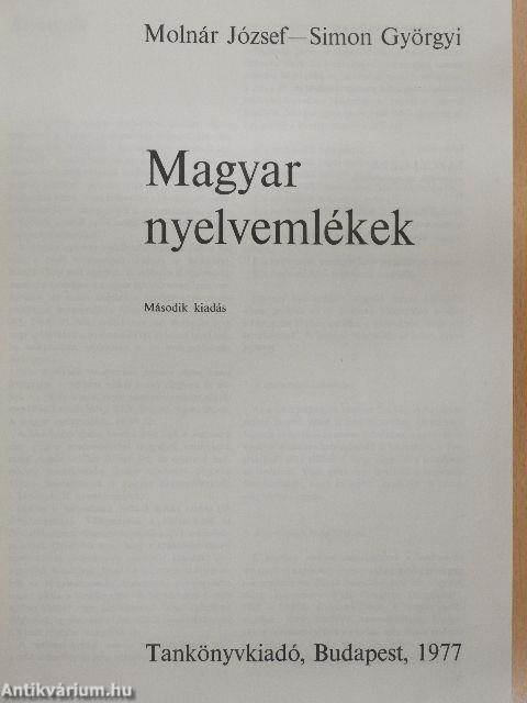 Magyar nyelvemlékek