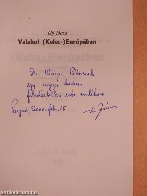 Valahol (Kelet-) Európában