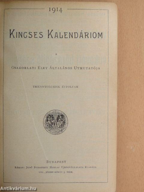 Kincses Kalendáriom 1914