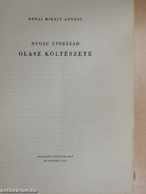 Nyolc évszázad olasz költészete