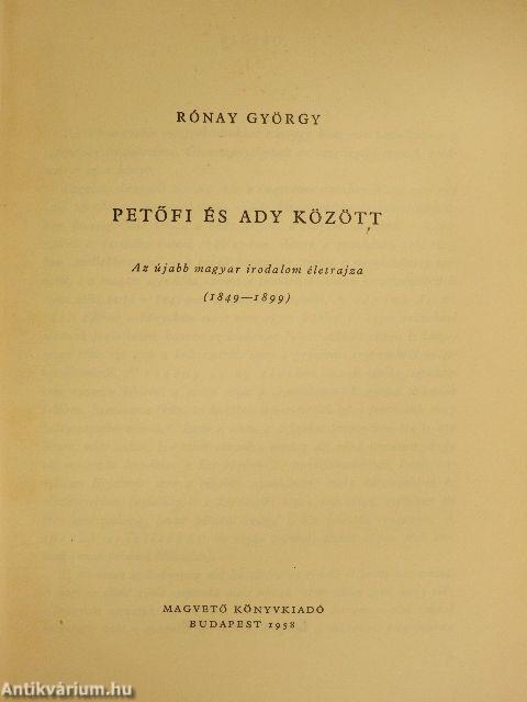 Petőfi és Ady között