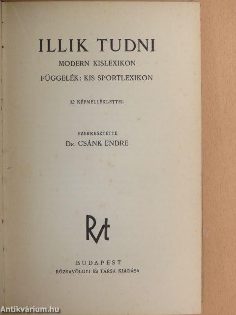 Illik tudni