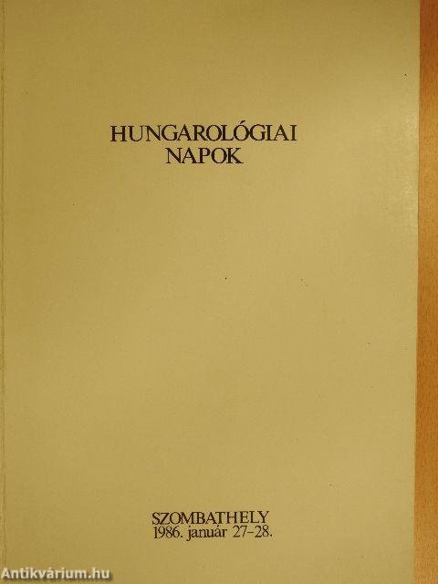 Hungarológiai napok