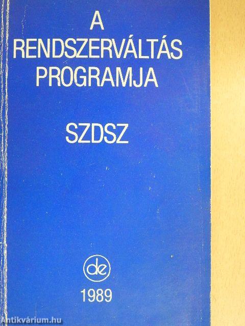 A rendszerváltás programja