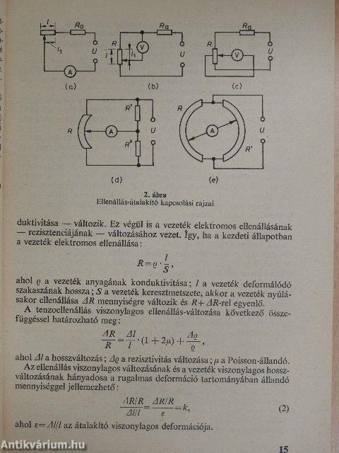 Mechanikai mennyiségek elektromos mérése