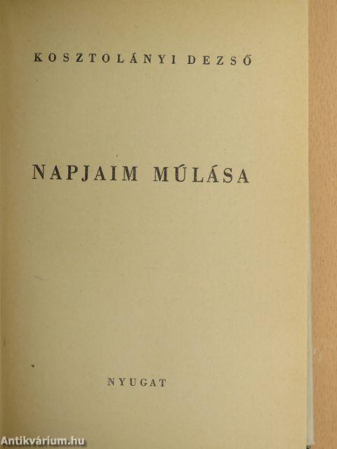 Napjaim múlása