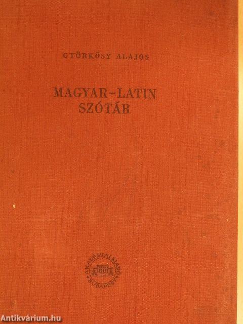 Magyar-latin szótár