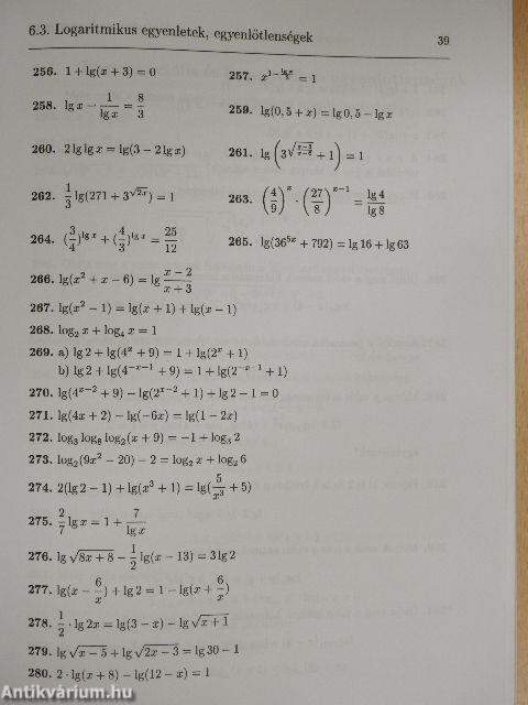 Matematika felvételi feladatok tematikus feldolgozásban