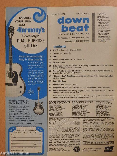 DownBeat March 5, 1970