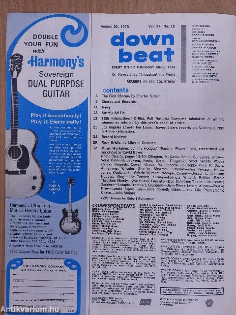 DownBeat August 20, 1970