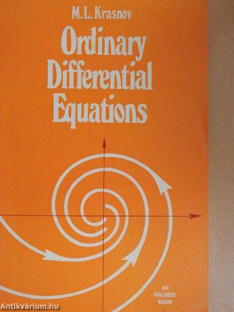 Ordinary Differential Equations