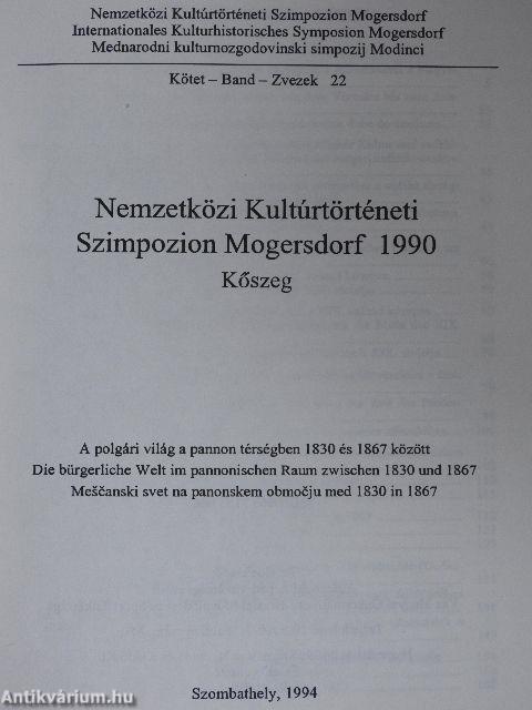 Nemzetközi Kultúrtörténeti Szimpozion Mogersdorf 1990