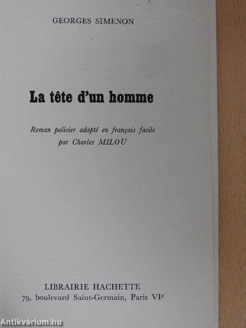 La tete d'un homme