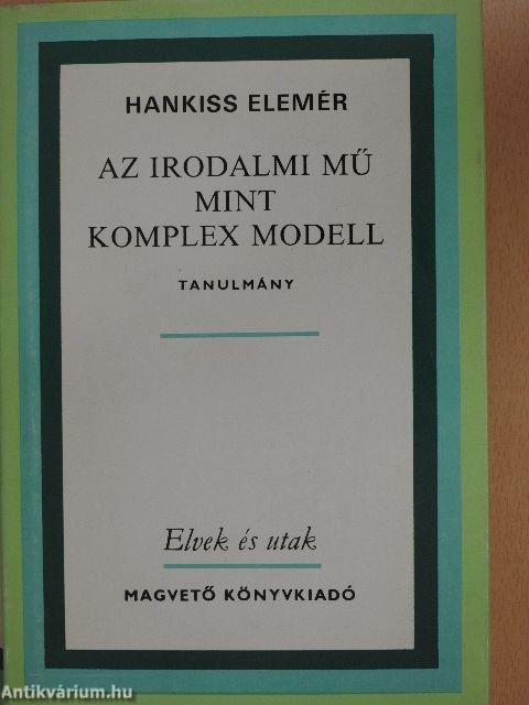 Az irodalmi mű mint komplex modell