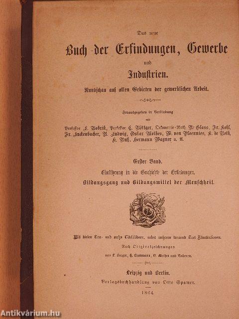 Einführung in die Geschichte der Erfindungen (gótbetűs)