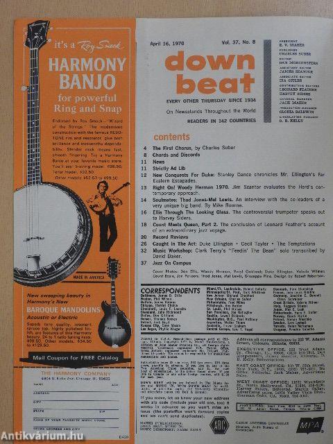 DownBeat April 16, 1970