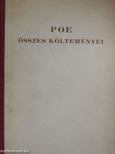 Edgar Allan Poe összes költeményei