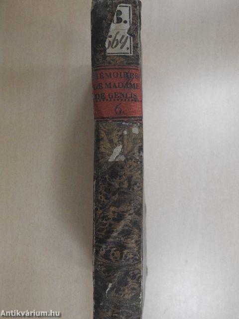 Mémoires inédits de Madame la Comtesse de Genlis, sur le dix-huitiéme siécle et la révolution Francoise, depuis 1756 jusqu'a nos jours VI. (töredék)