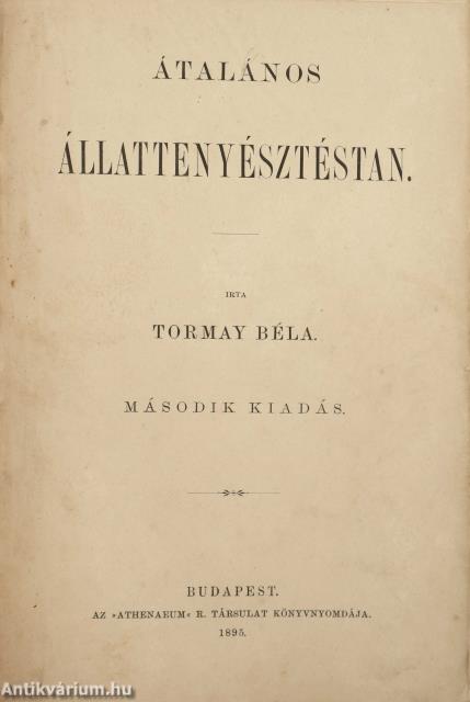 Általános állattenyésztéstan