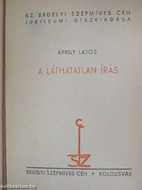 A láthatatlan írás