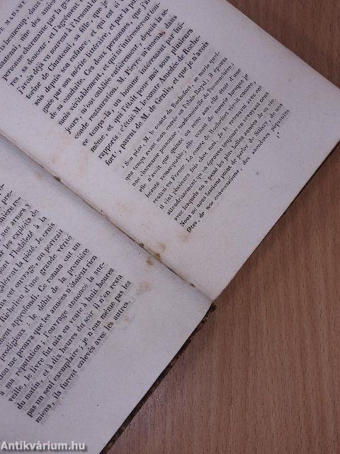 Mémoires inédits de Madame la Comtesse de Genlis, sur le dix-huitiéme siécle et la révolution Francoise, depuis 1756 jusqu'a nos jours VI. (töredék)