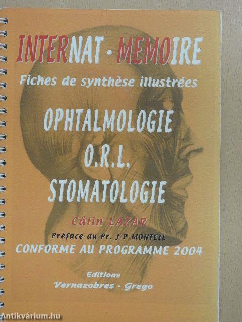 Ophtalmologie O.R.L. Stomatologie