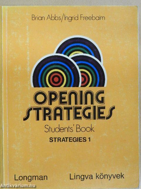 Opening Strategies - Students' Book