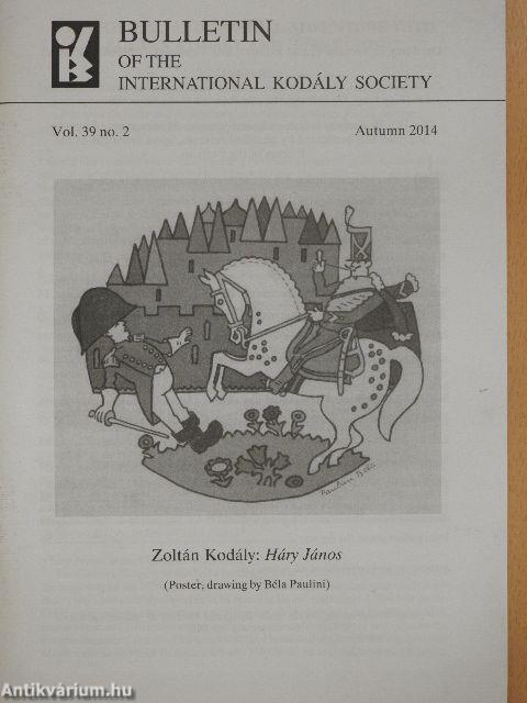 Bulletin of the International Kodály Society Autumn 2014