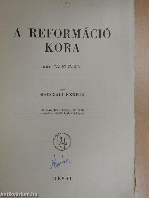 A reformáció kora