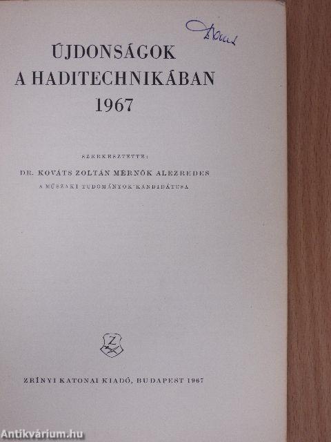 Újdonságok a haditechnikában 1967