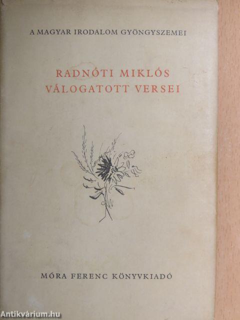 Radnóti Miklós válogatott versei