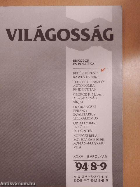 Világosság 1994. augusztus-szeptember