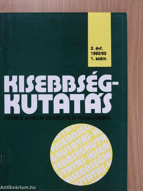 Kisebbségkutatás 1992-93/1.