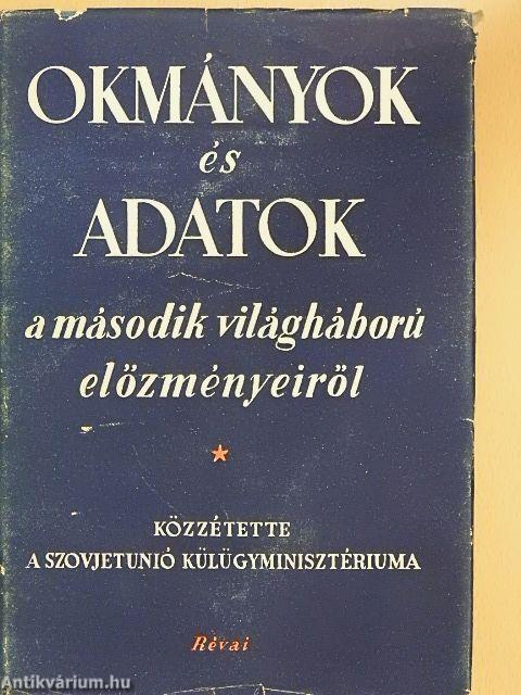 Okmányok és adatok II.