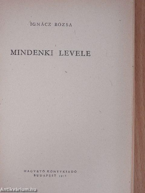 Mindenki levele