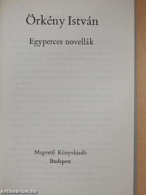 Egyperces novellák