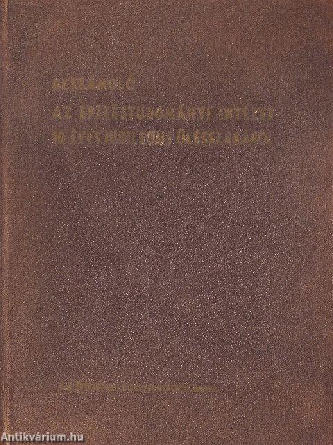 Beszámoló az Építéstudományi Intézet 10 éves jubileumi ülésszakáról