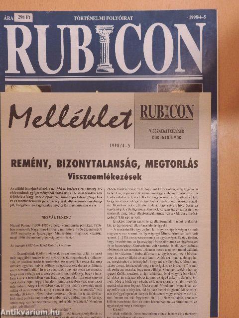 Rubicon 1998/4-5.