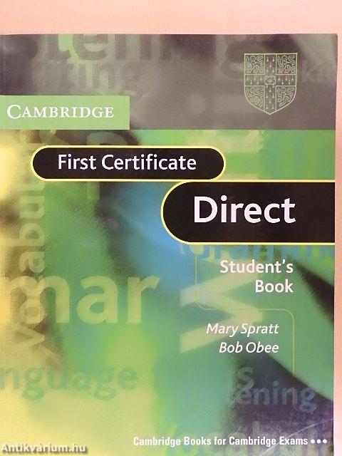 Cambridge First Certificate Direct - Student's Book