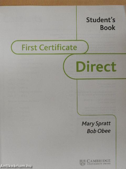 Cambridge First Certificate Direct - Student's Book