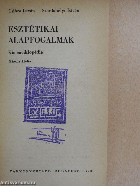 Esztétikai alapfogalmak