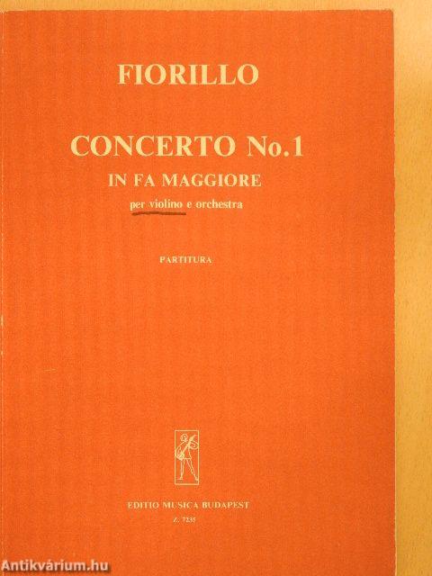 Concerto No. 1 in Fa maggiore