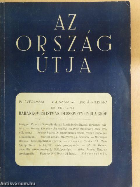 Az ország útja 1940. április