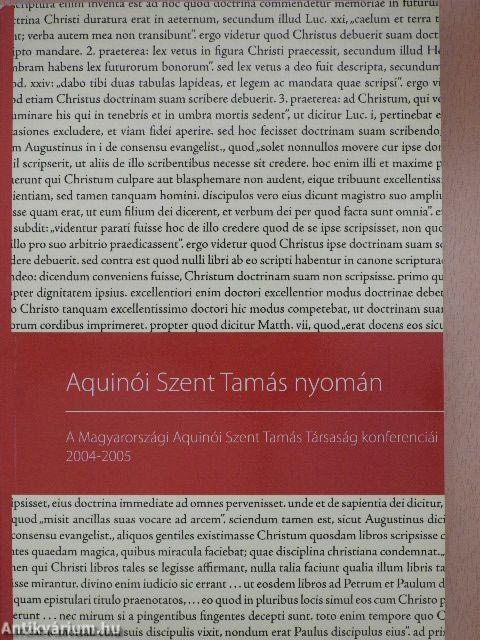 Aquinói Szent Tamás nyomán