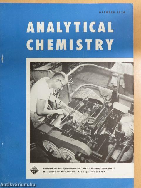 Analytical Chemistry October 1954