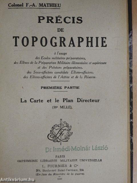 Précis de topographie I.