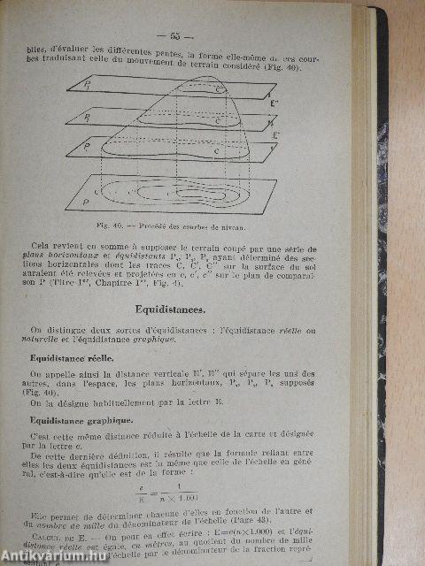 Précis de topographie I.